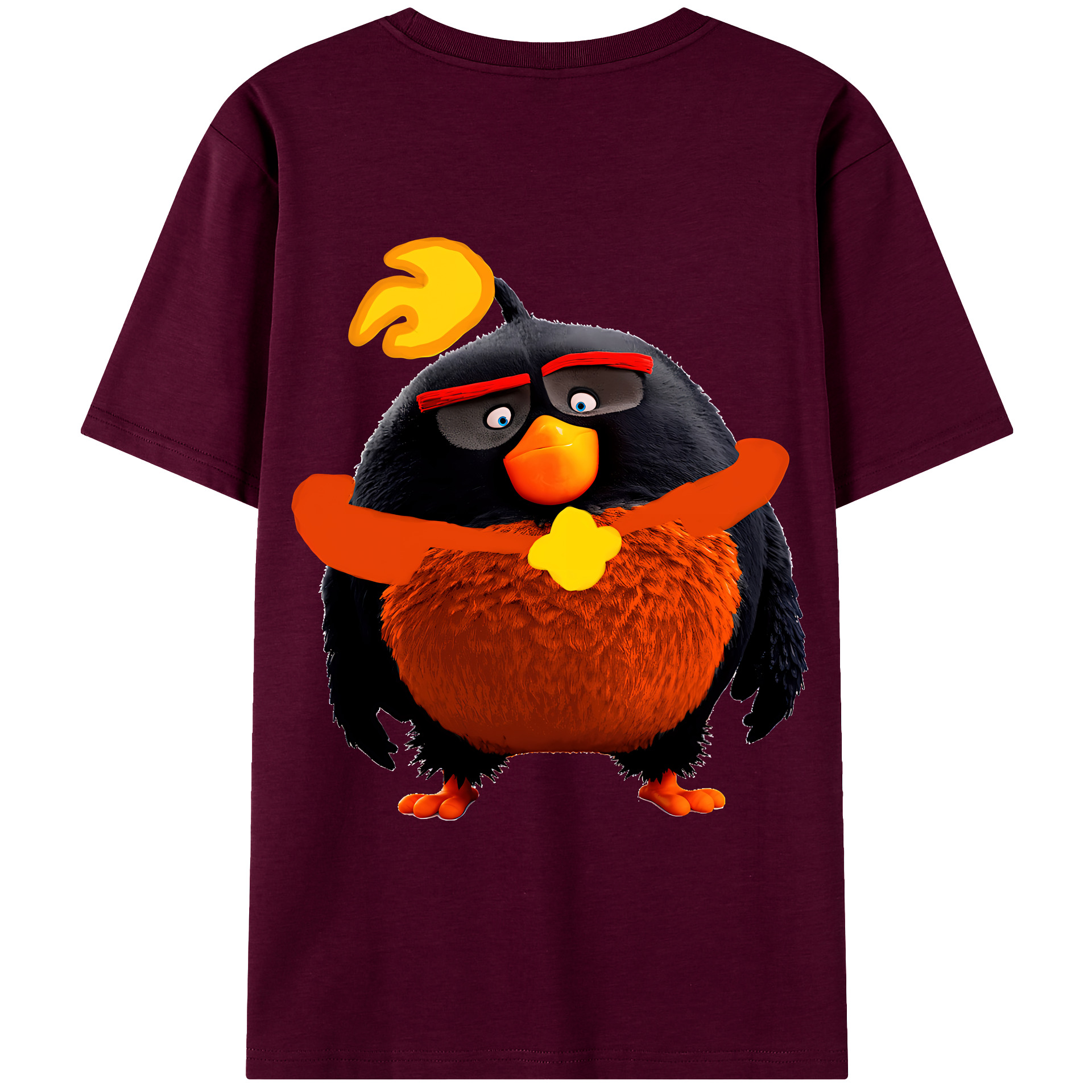 （画像用） Angry Birds アングリーバード レディース半袖Tシャツ(バックプリント)